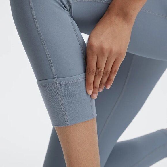 Fabletics Cold Weather High-Waisted Pocket Legging in Raincloud Size M - Picture 3 of 10